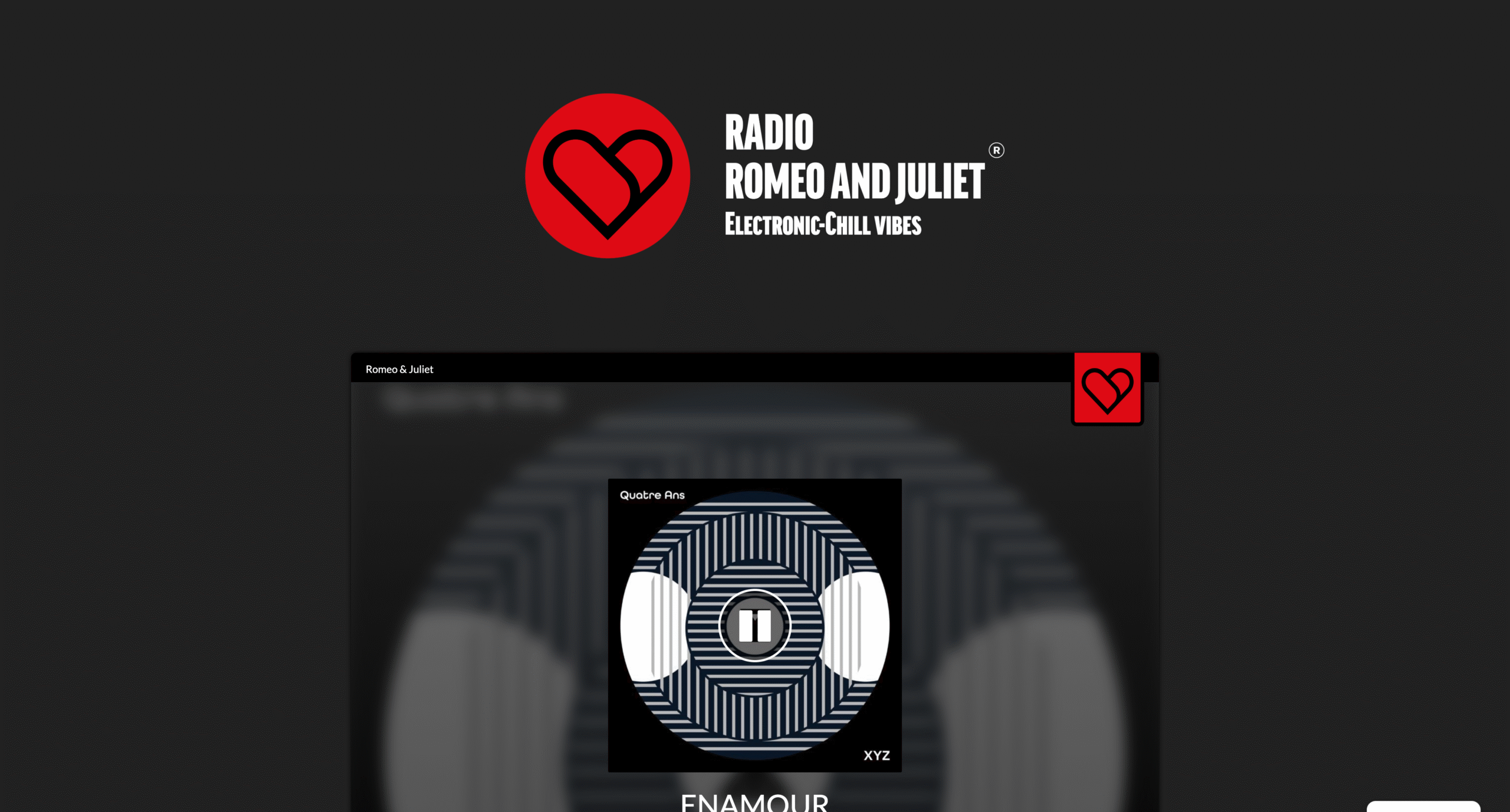 immagine del progetto realizzato per Radio Romeo and Juliet