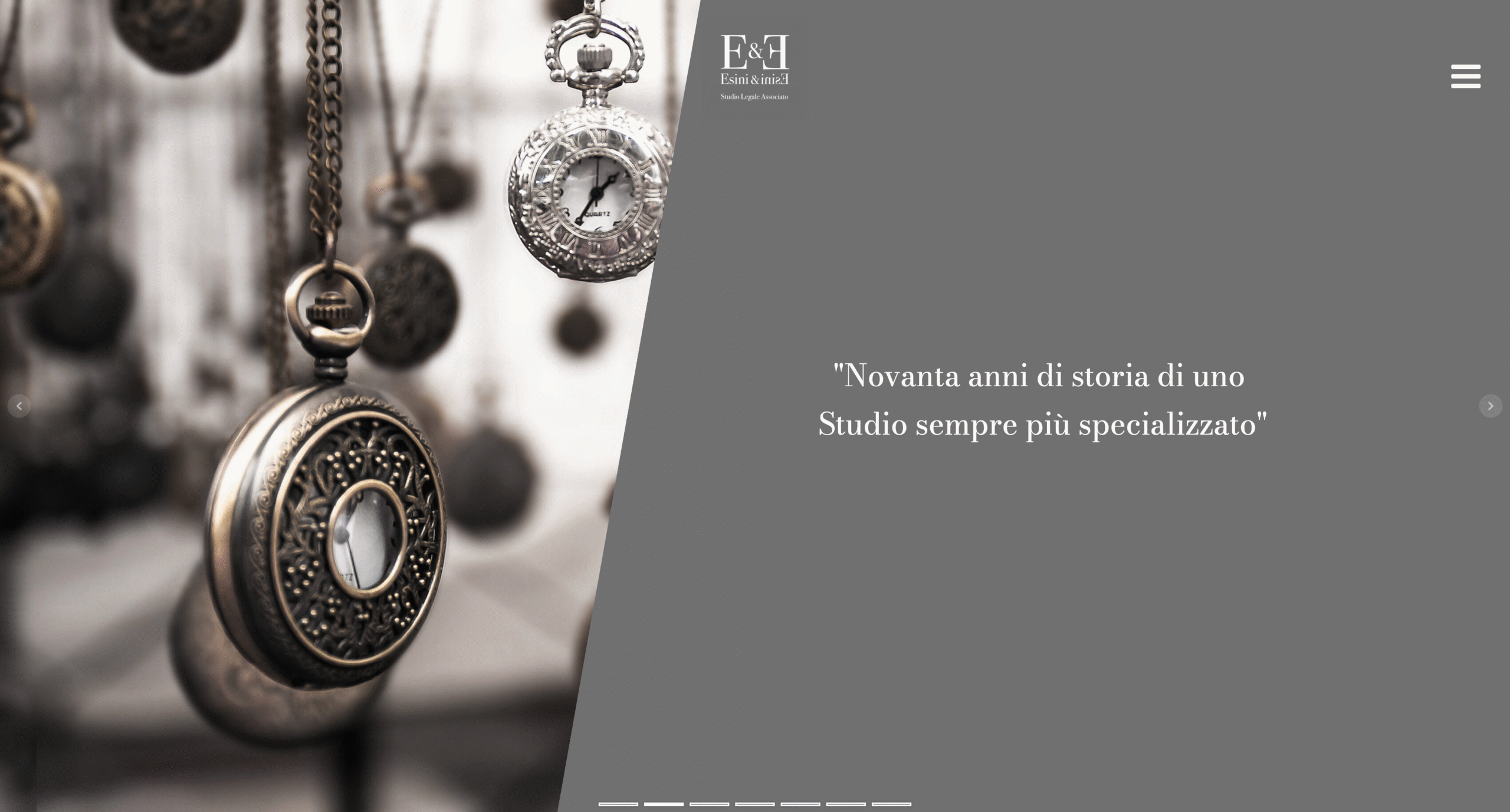 Home Page immagine del progetto realizzato per Esini