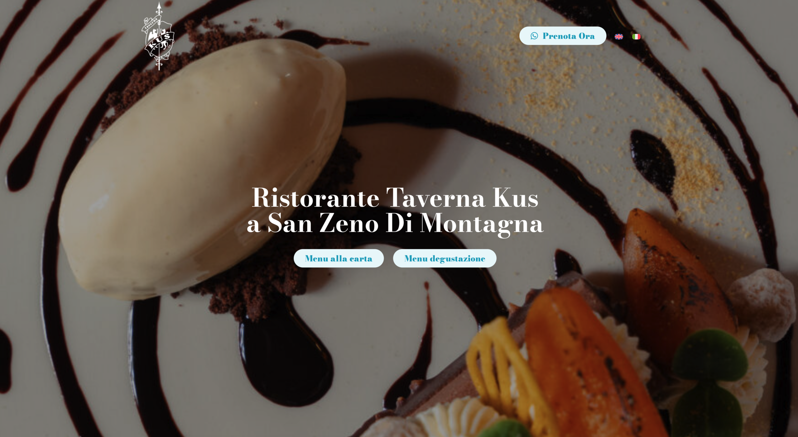 Home Page immagine del progetto realizzato per Ristorante Taverna Kus